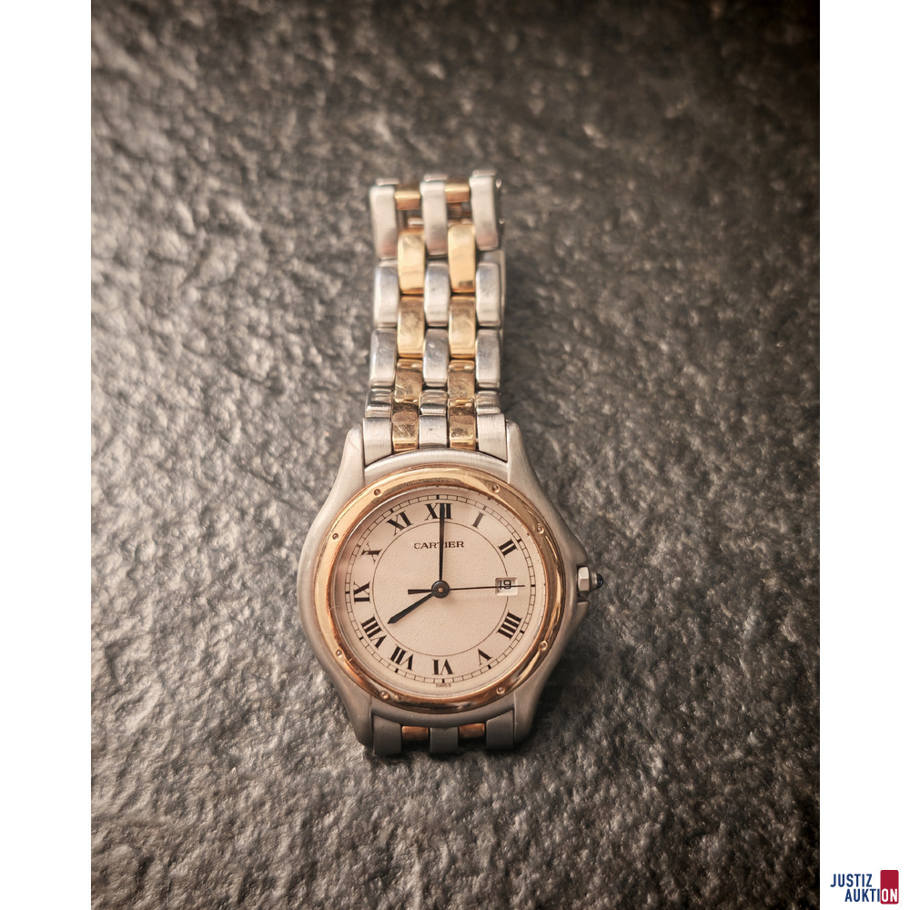 Armbanduhr Cartier – foto 2 – kavel bij Justiz-Auktion, Neustadt a. Rbge