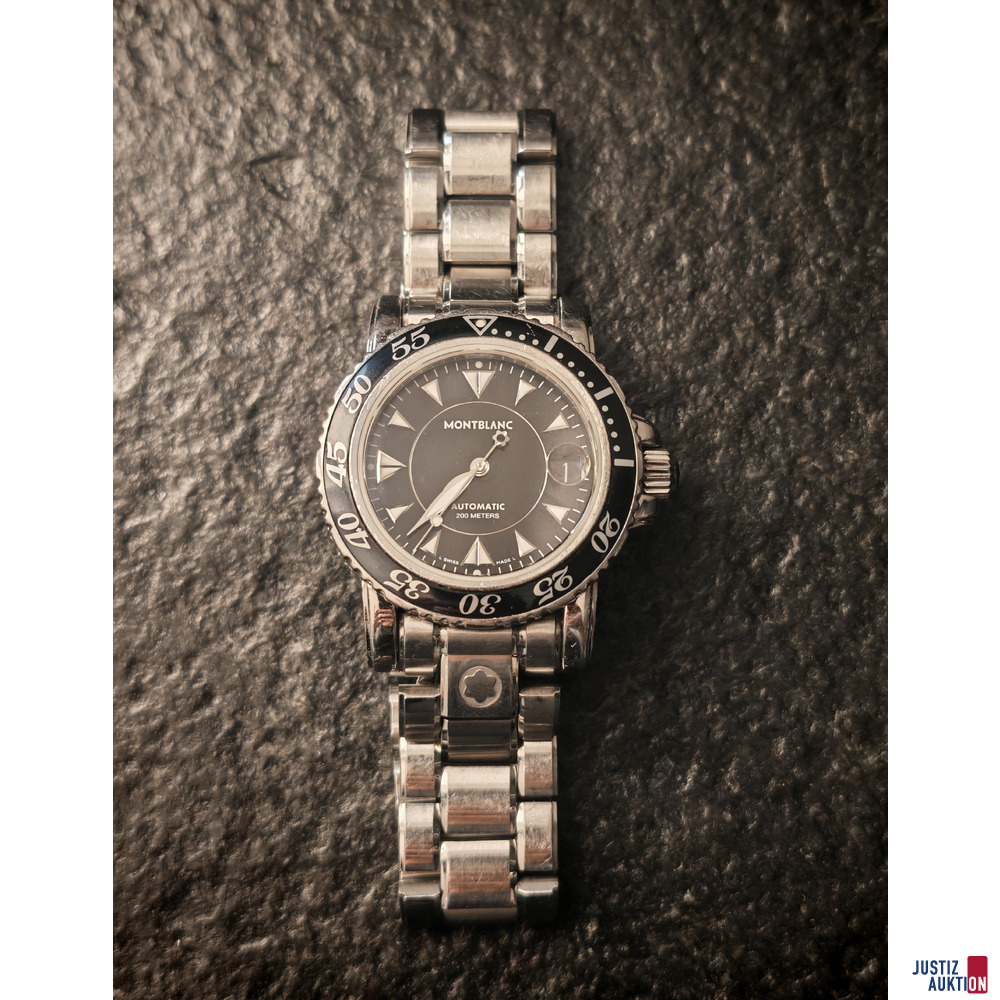 Armbanduhr Montblanc Uhr - Meisterstück – foto 2 – kavel bij Justiz-Auktion, Neustadt a. Rbge