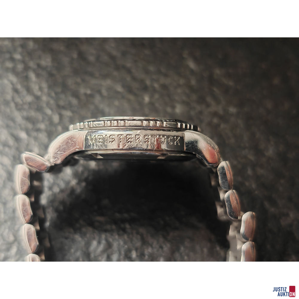 Armbanduhr Montblanc Uhr - Meisterstück – foto 4 – kavel bij Justiz-Auktion, Neustadt a. Rbge