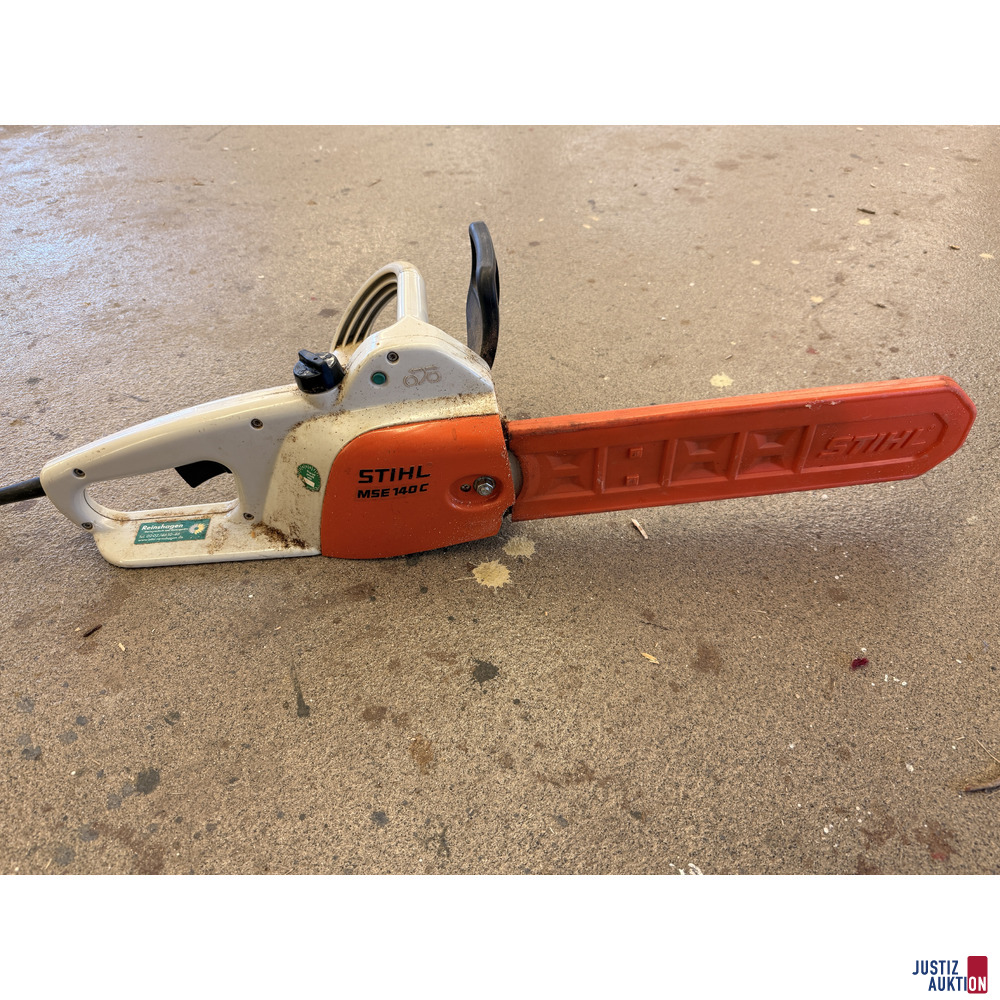 Stihl Elektrosäge MSE140C-Q – foto 2 – kavel bij Justiz-Auktion, Remscheid