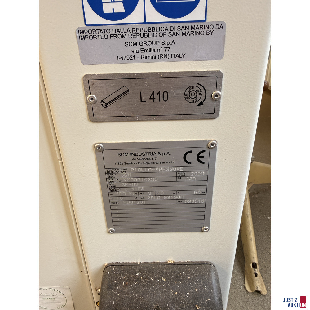 Holzkraft minimax s 41 es Hobelmaschine – foto 2 – kavel bij Justiz-Auktion, Remscheid