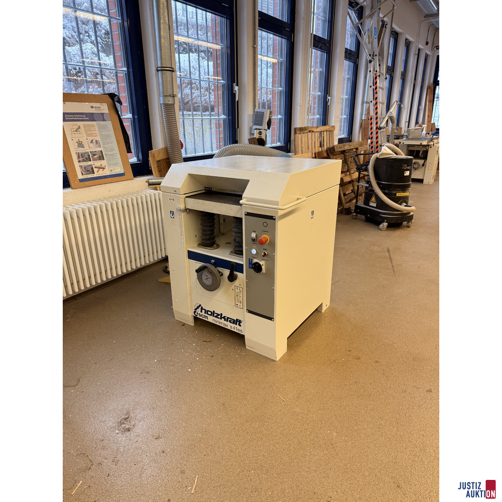 Holzkraft minimax s 41 es Hobelmaschine – foto 3 – kavel bij Justiz-Auktion, Remscheid
