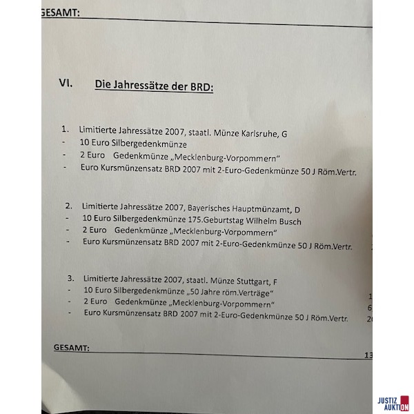 Münzsammlung 6