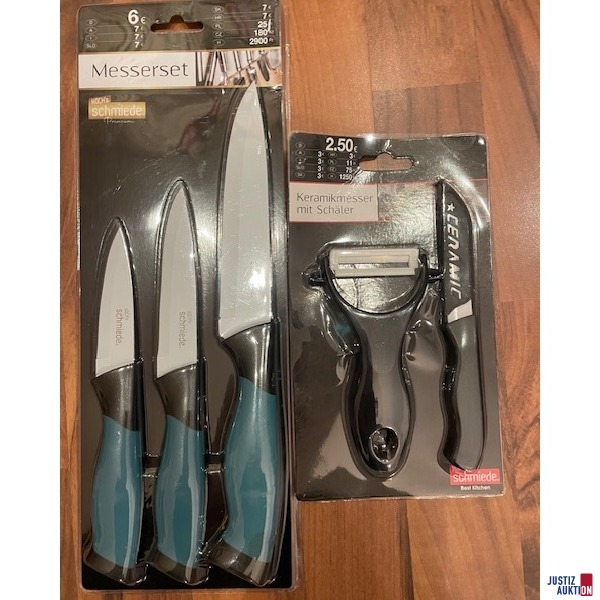 Messerset mit Sch&auml;ler
