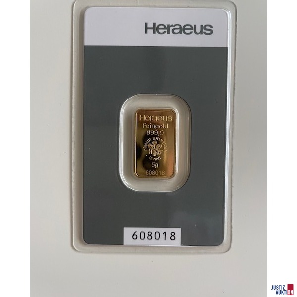 5 Gramm 999er Gold
