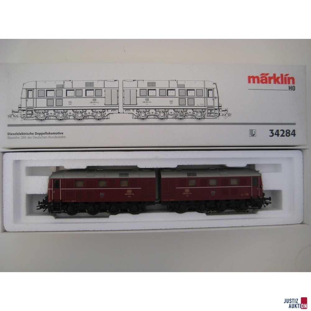 Verpackung und Lokomotive