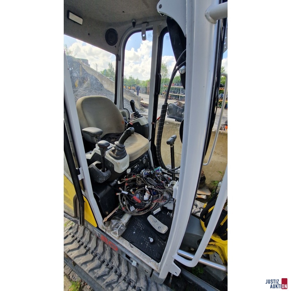 Minibagger Wacker Neuson Ansicht Kabine