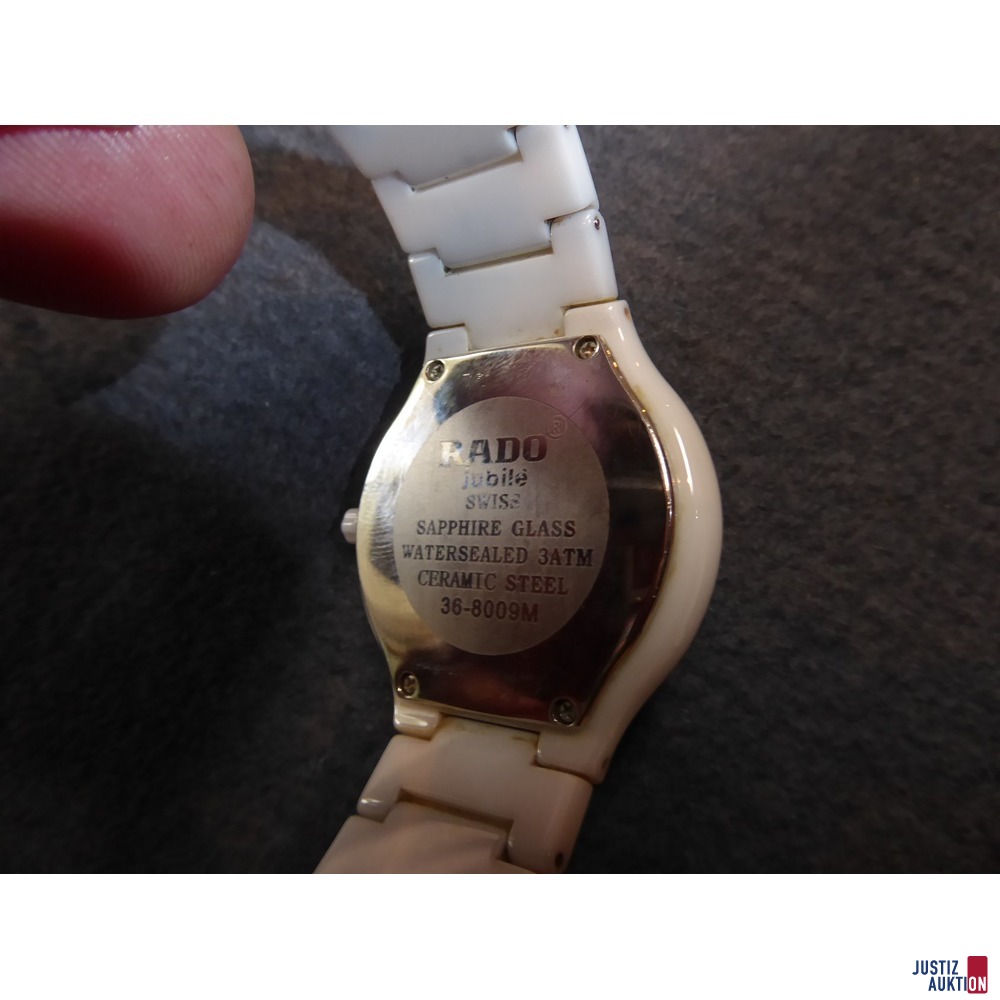 Damenuhr Rado Jubil&eacute; R&uuml;ckseite