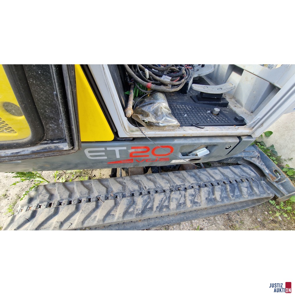 Minibagger Wacker Neuson Seitenansicht