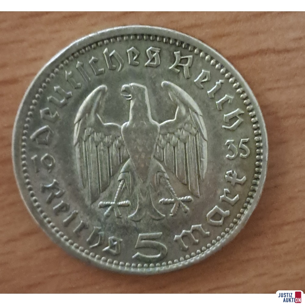 5 Reichsmark Münze 1935