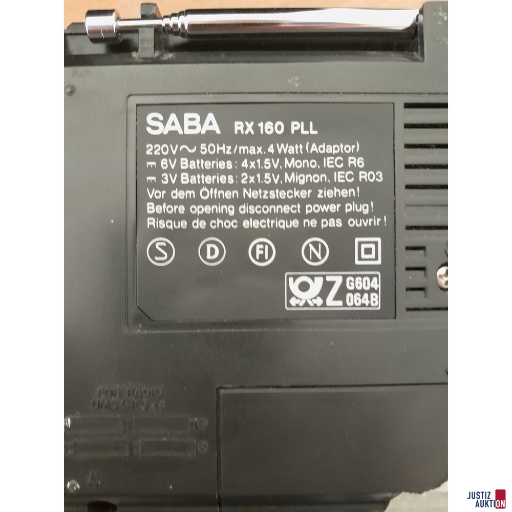 Radio SABA RX 160 PLL