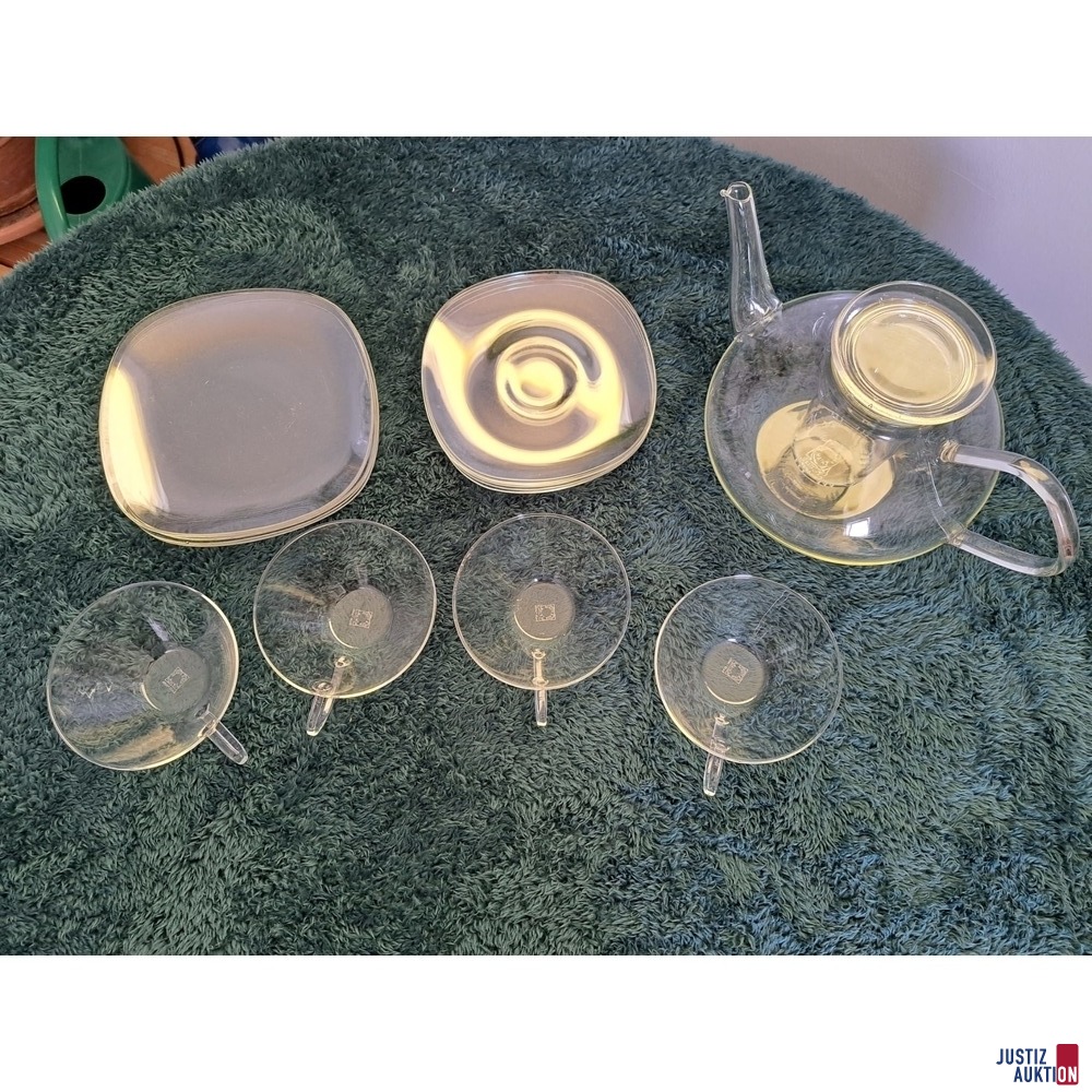 Teeservice Jenaer Glas