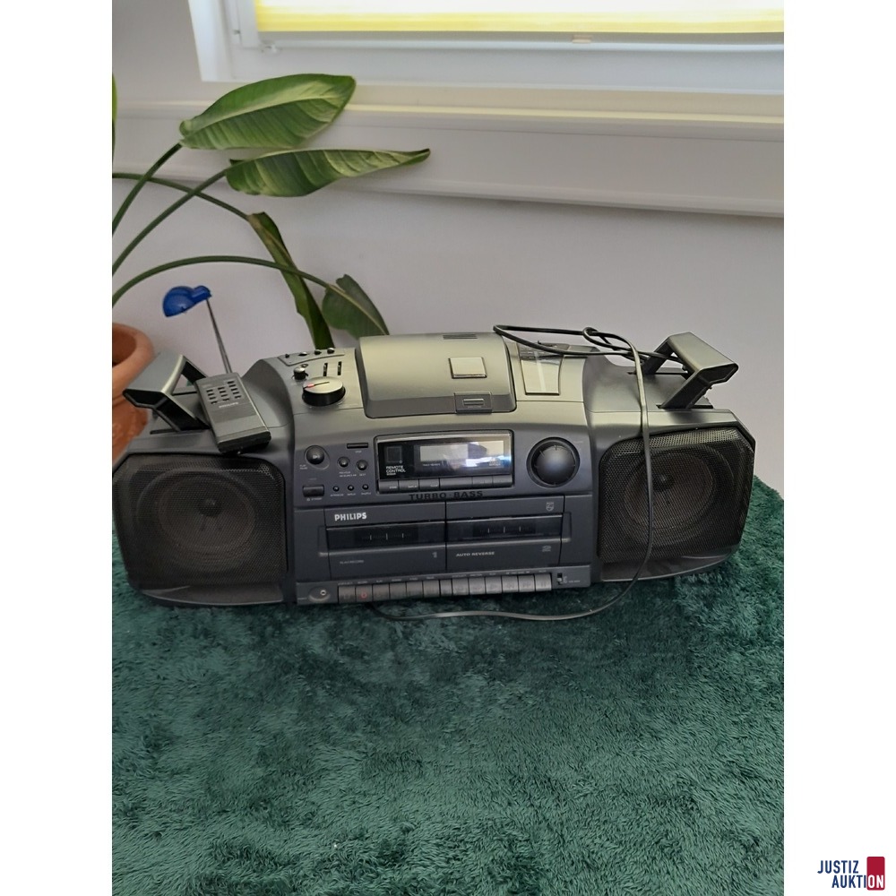 Philips vintage Radiorecorder mit CD