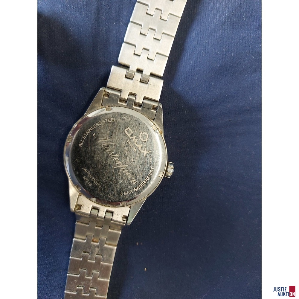 Armbanduhr Rückseite