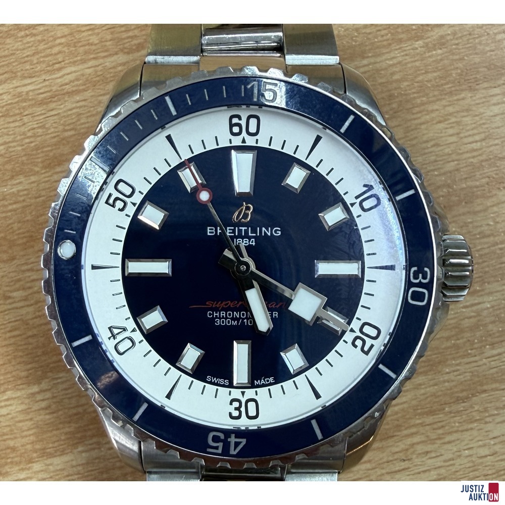 Breitlingi Herrenuhr Superocean&comma; OGV Rienhoff