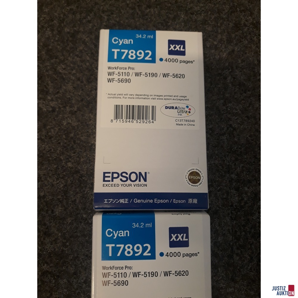 EPSON T7892  3x XXL Cyan