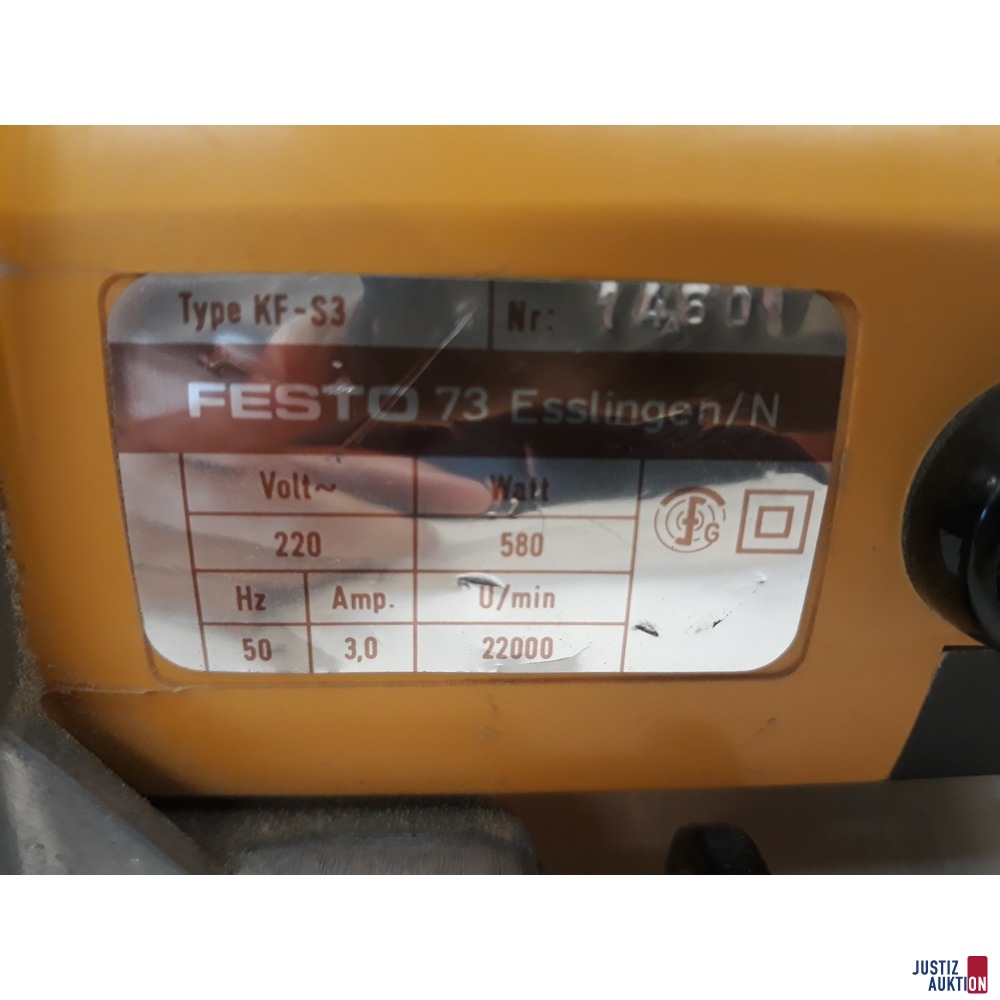 FESTO Oberfräse KF-S3