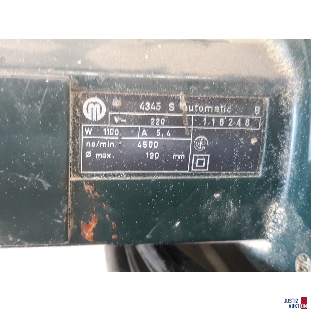 METABO Handkreissäge 4345 S automatik