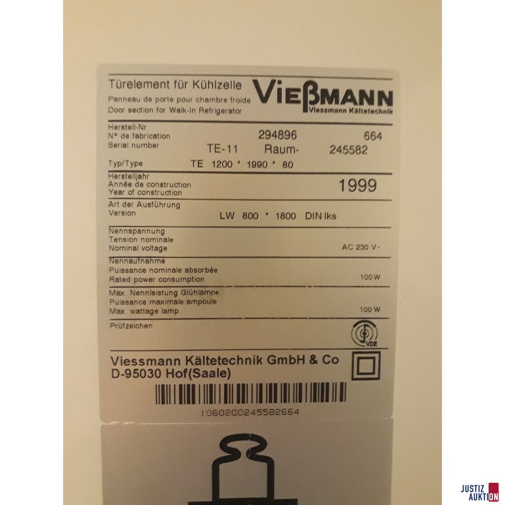 K&uuml;hlzelle VIE&szlig;MANN