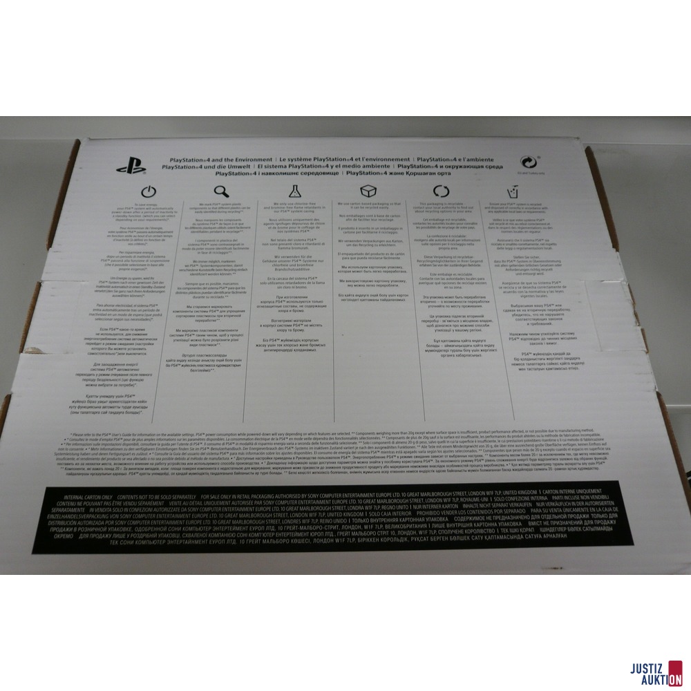 1 Playstation 4 - 500 GB - neuwertig/unbenutzt (#179438) | Justiz-Auktion