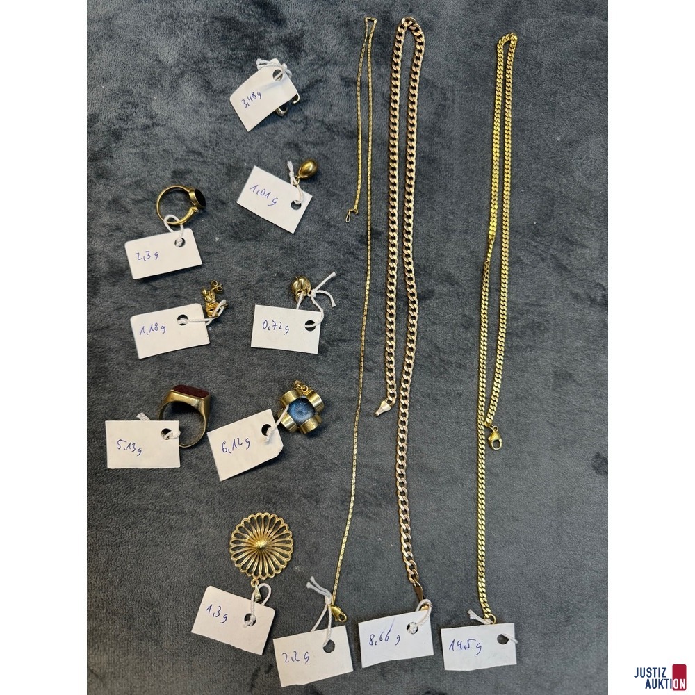 Gesamtgewicht Konvolut