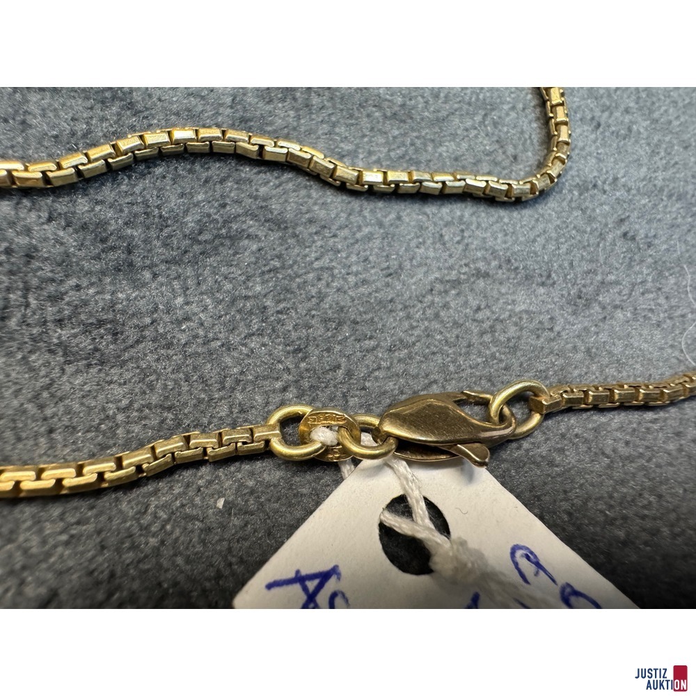 Verschlu&szlig; mit Punzierung