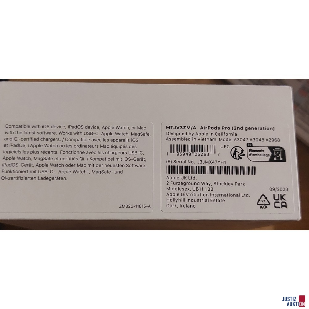 Packungsaufdruck