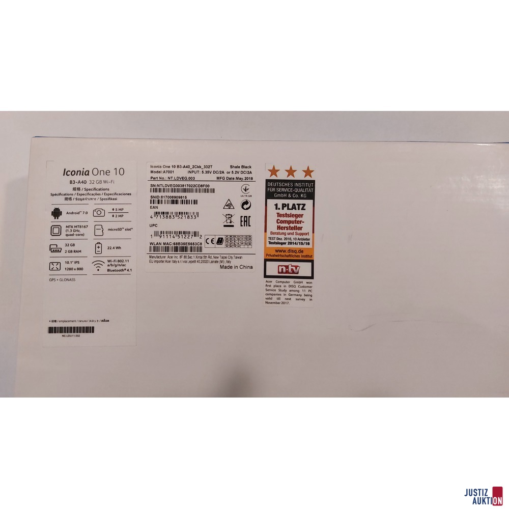 Tablet Daten