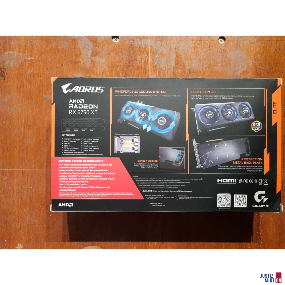 AORUS Rückseite
