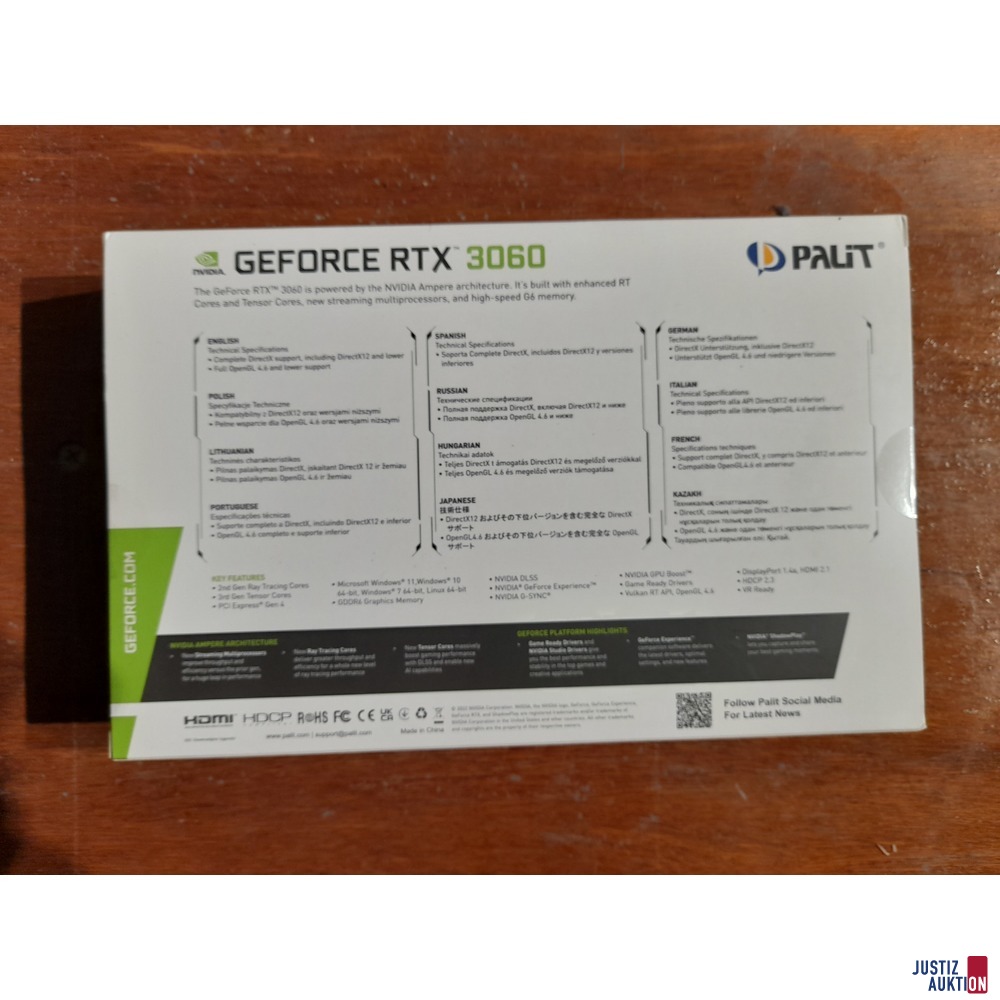 GEFORCE RTX Grafikkarte Details
