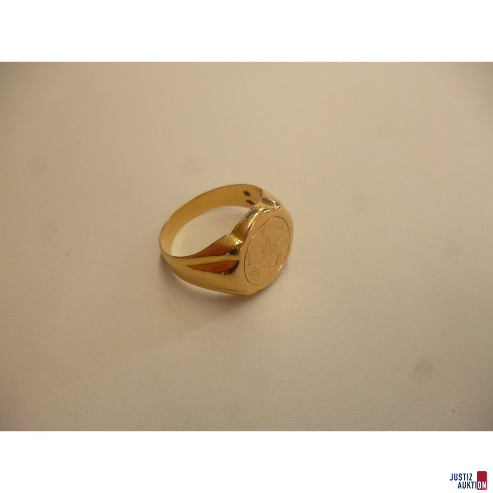 Ring&comma; 750er Gold