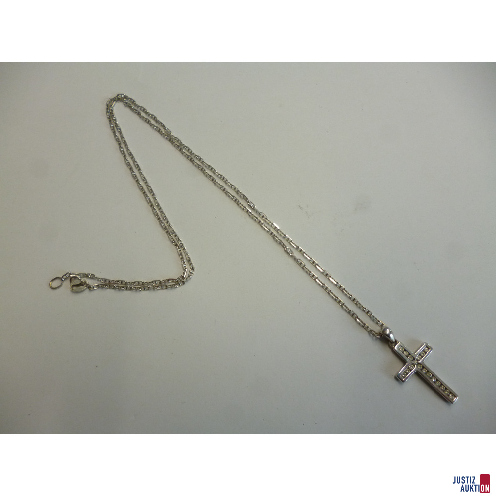 Kette mit Kreuzanh&auml;nger