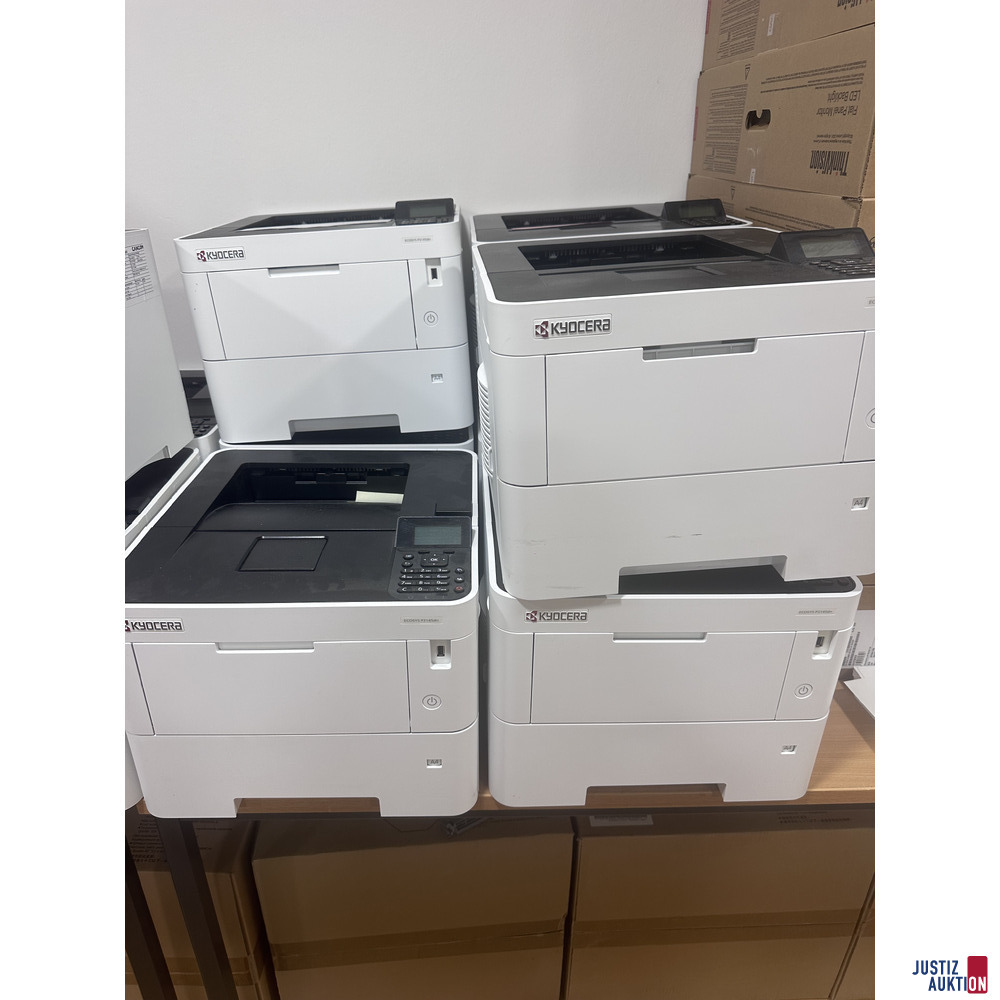 7x Kyocera Ecosys P3145dn -defekt – kavel bij Justiz-Auktion, Mönchengladbach