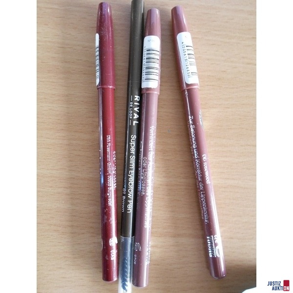 Lipliner und Augenbrauenstift