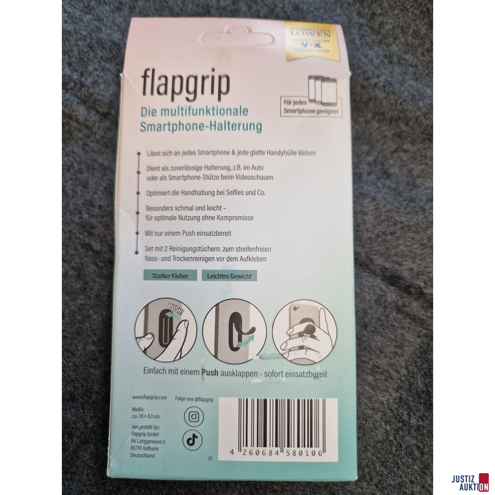 Rückseite Verpackung