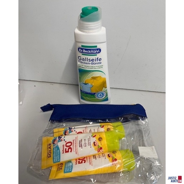 Sonnenschutz und Gallseife
