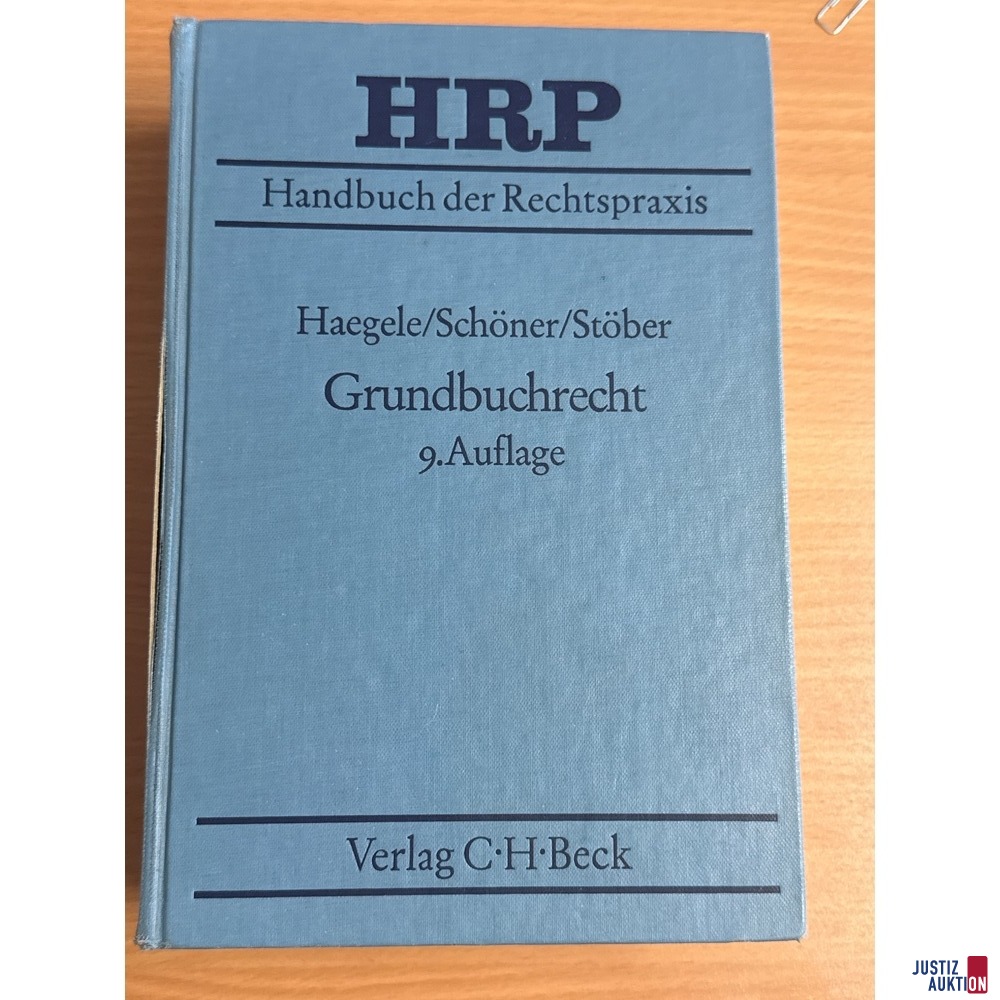 HRP Grundbuchrecht 9. Auflage