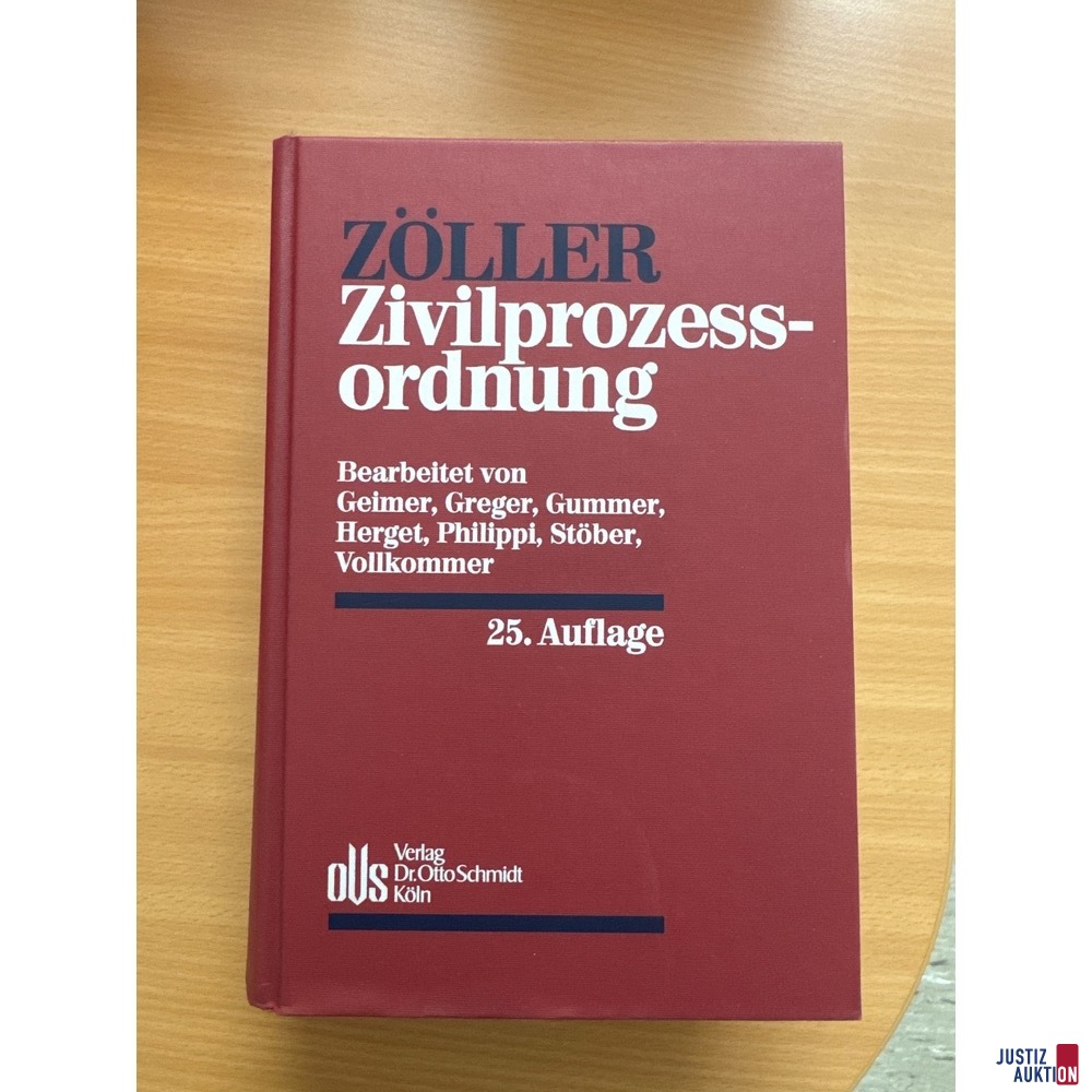 ZPO Zöller Auflage 25