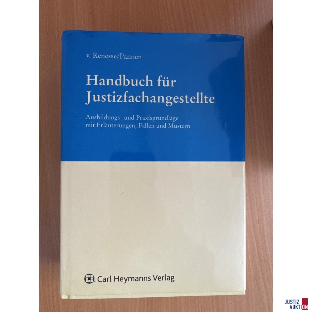 Handbuch für Justizfachangestellte