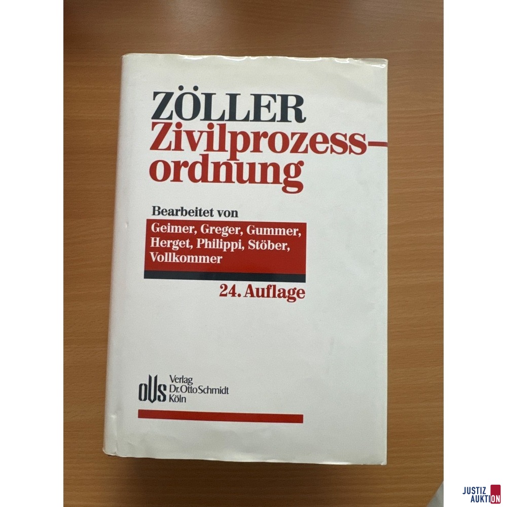 ZPO Zöller Auflage 24