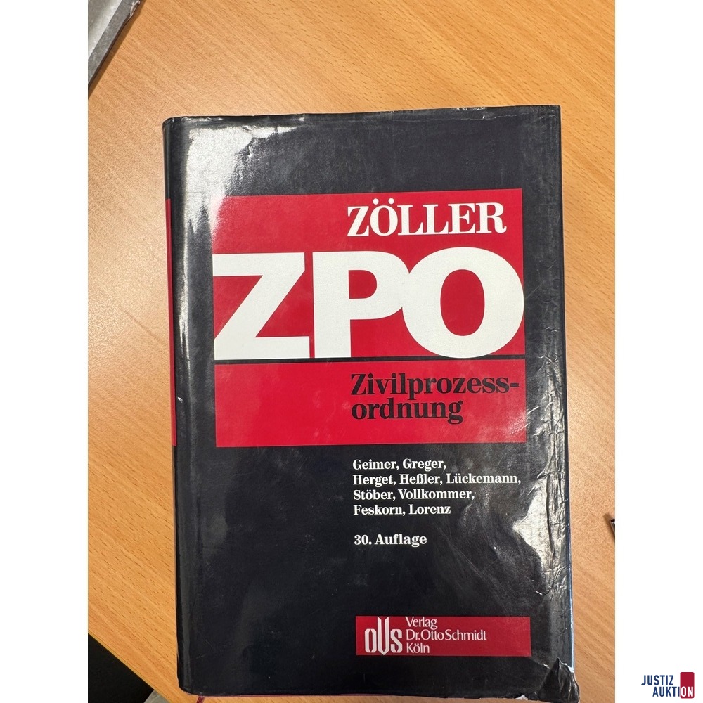 ZPO Zöller Auflage 30
