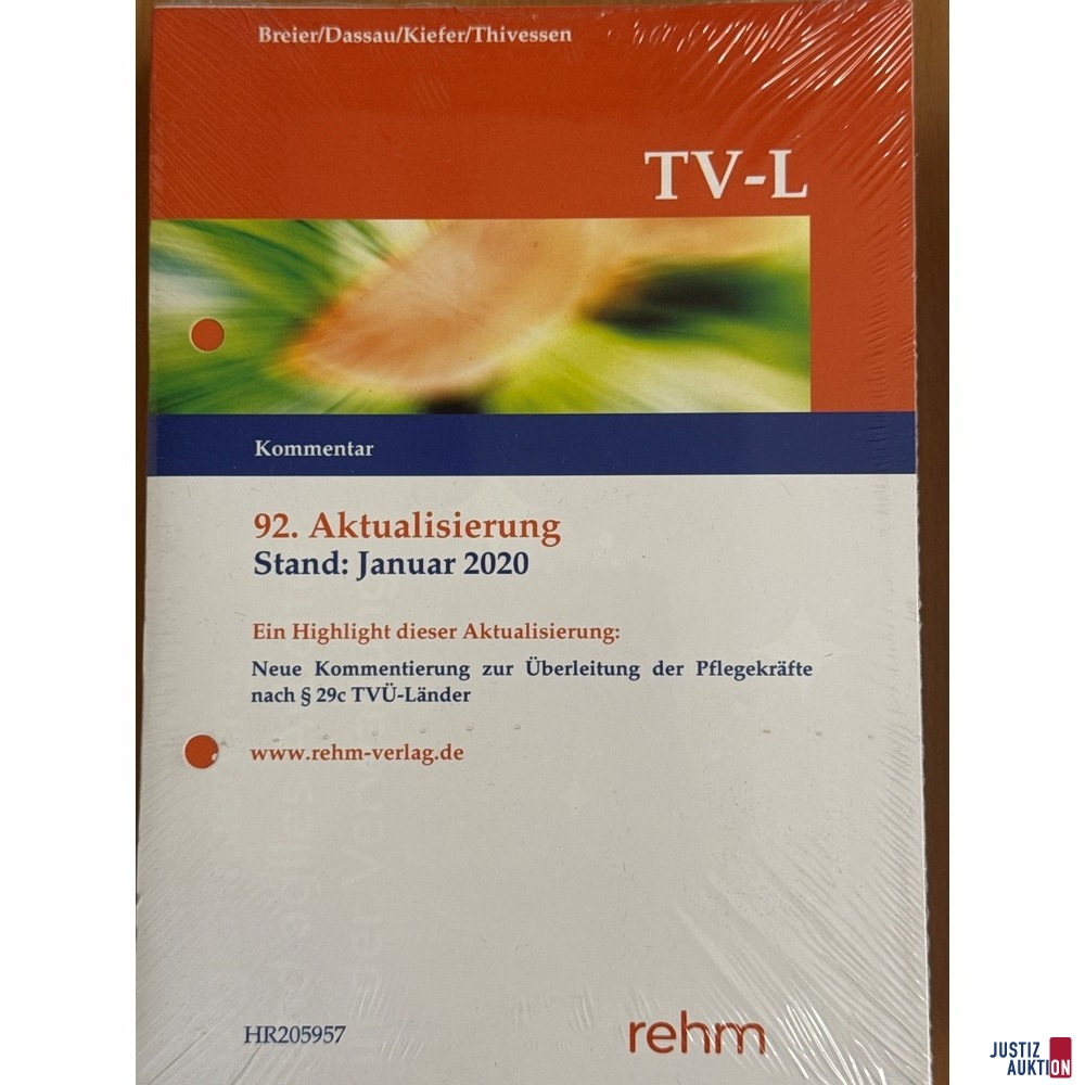 TV-L 92. Aktualisierung