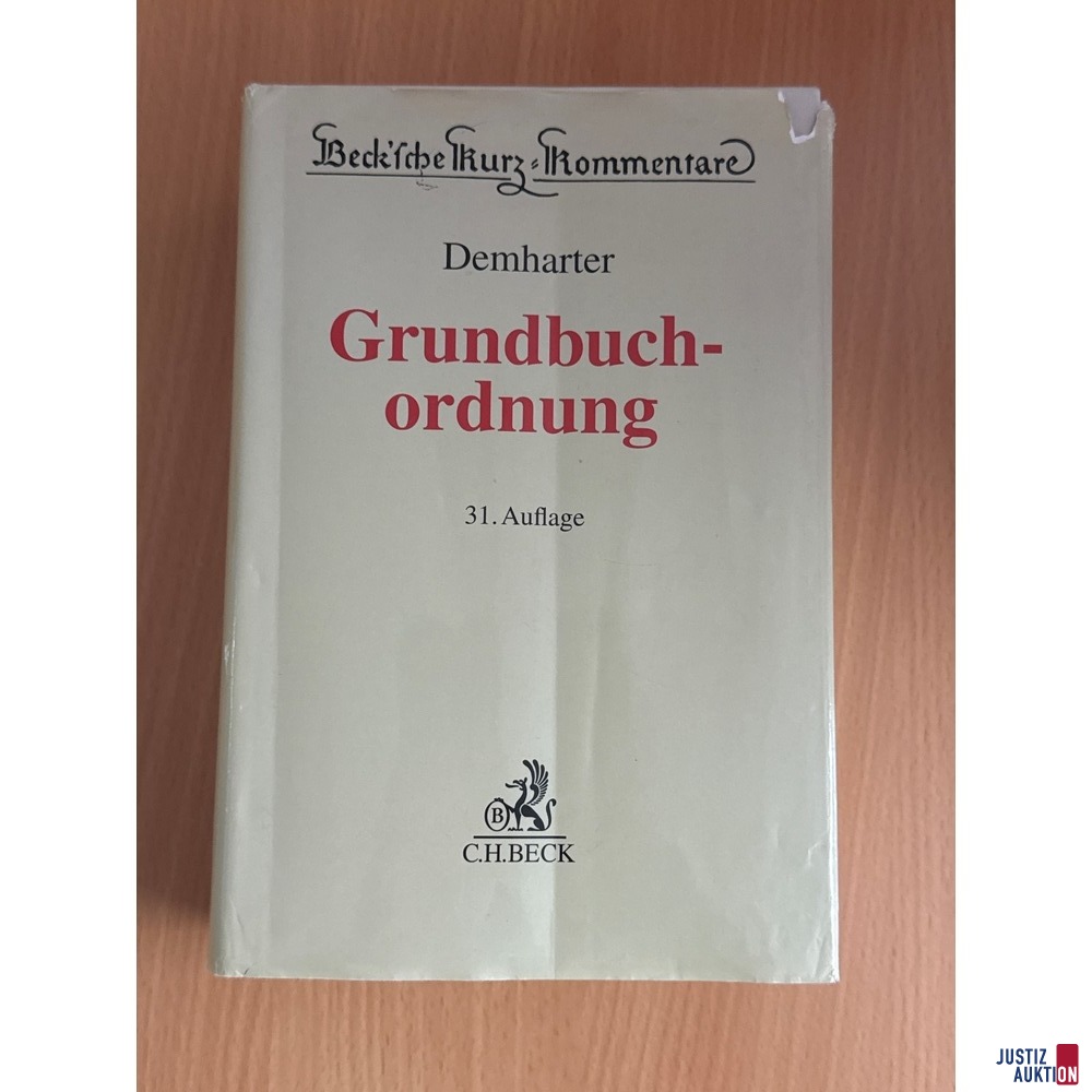 Grundbuchordnung Auflage 31