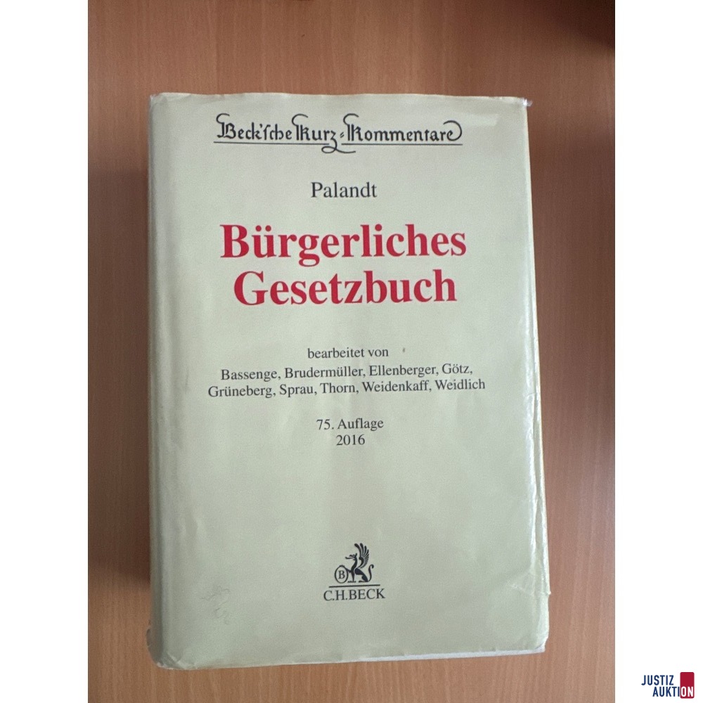 BGB Palandt Auflage 75