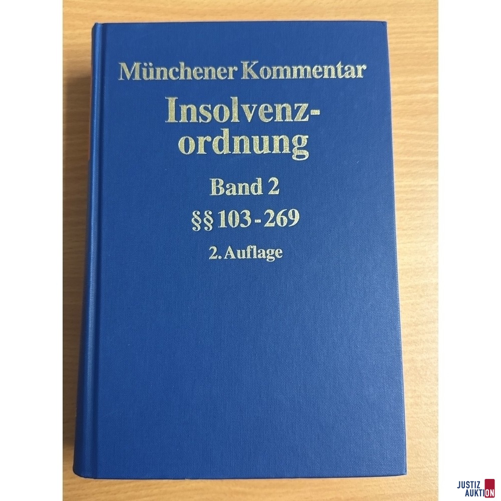 Münchener Kommentar Insolvenzordnung Band 2, 2. Aufla.