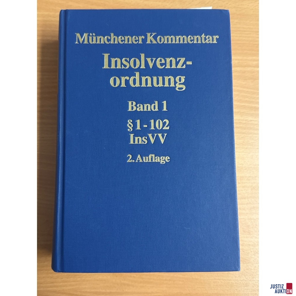 Münchener Kommentar Insolvenzordnung Band 1, 2. Aufla.