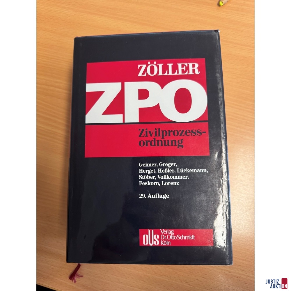 ZPO Zöller Auflage 29