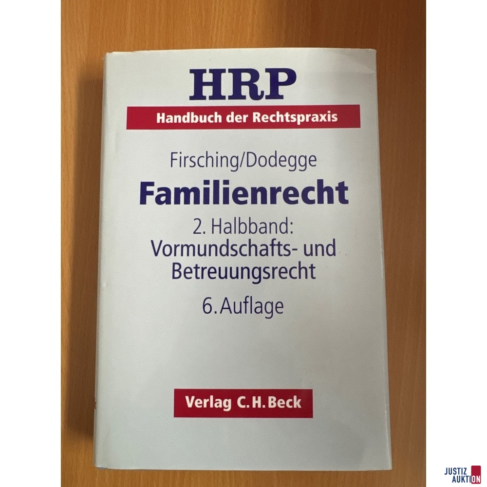 Familienrecht Firsching / Graba Auflage 6 2.Halbband