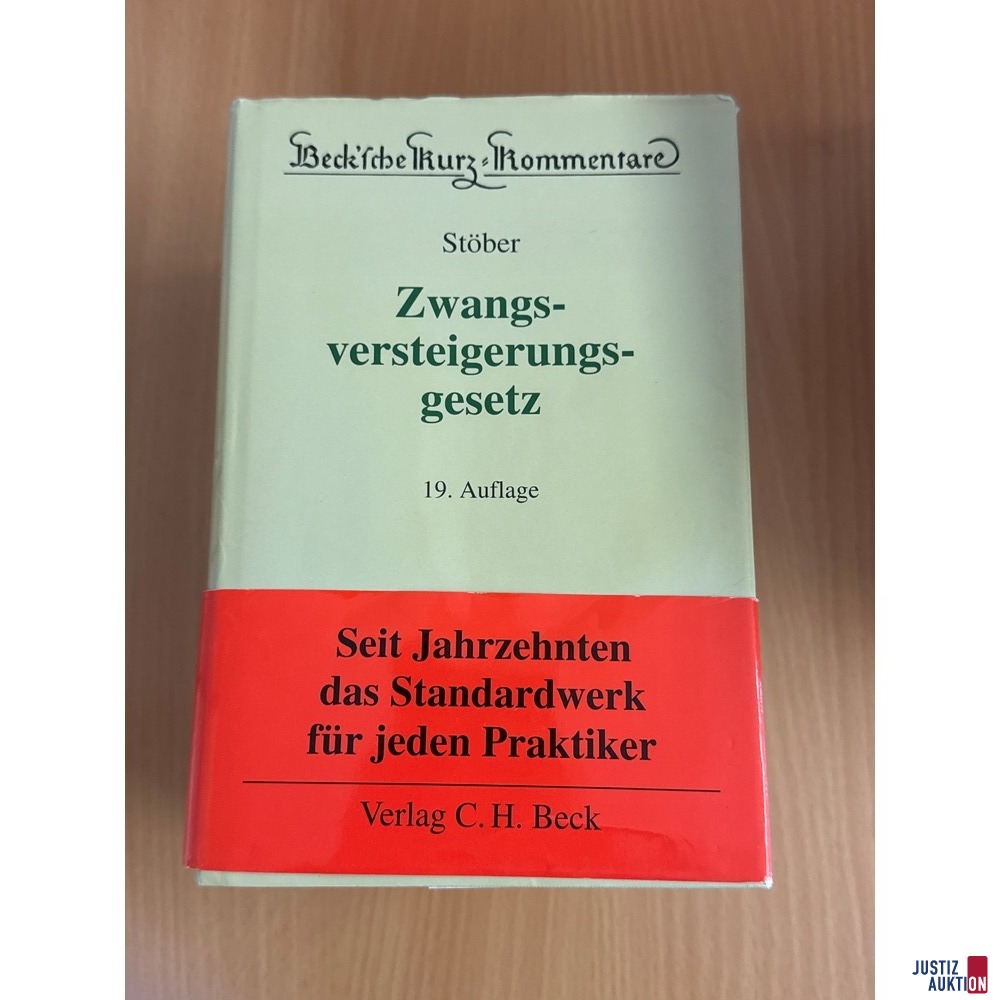 Zwangsversteigerungsgesetz Auflage 19