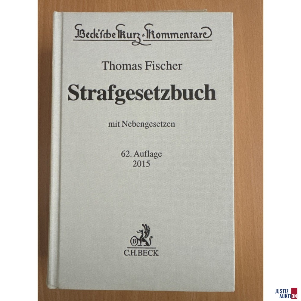 Strafgesetzbuch Auflage 62